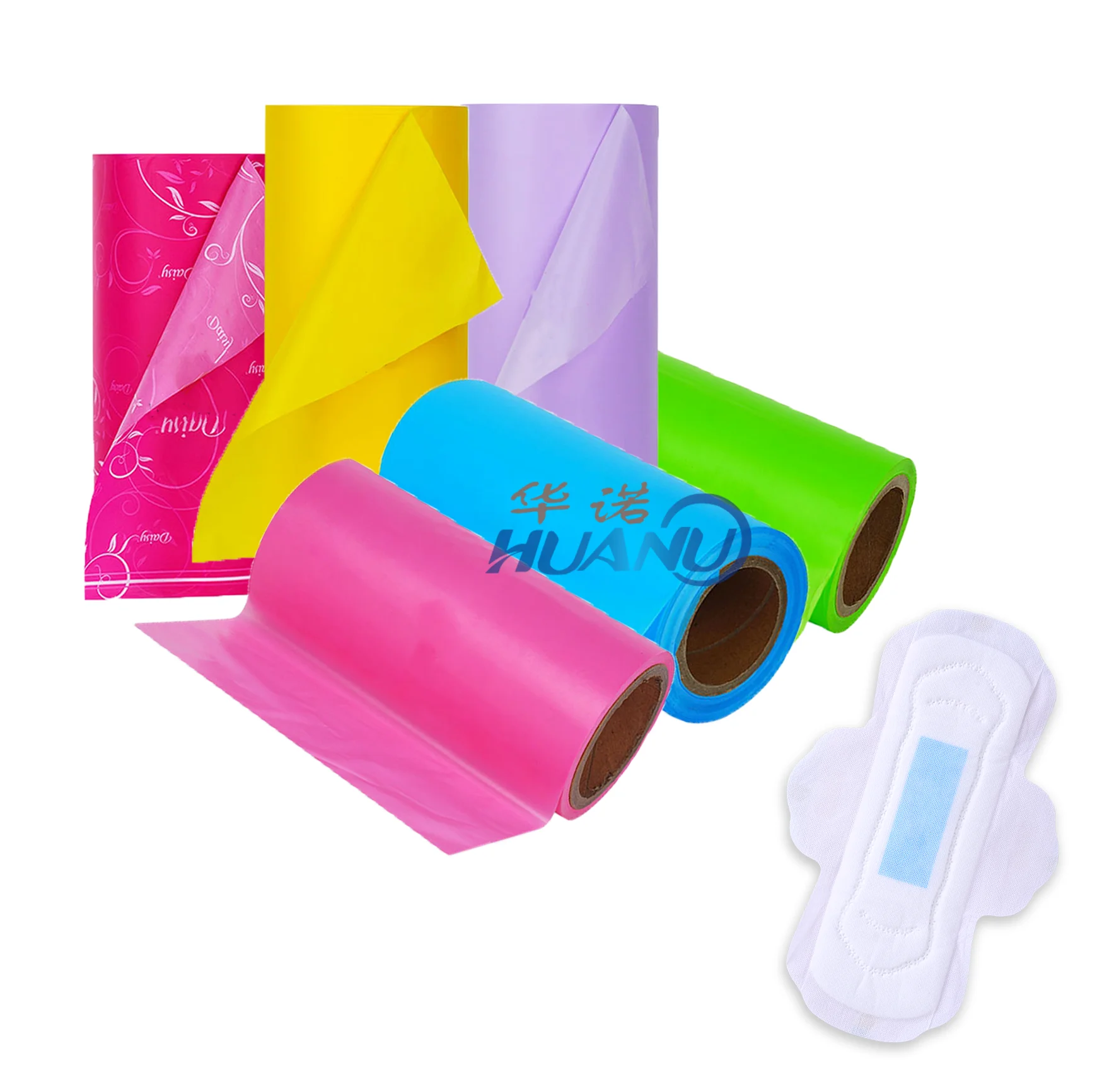 Sanitary Napkin Back Sheet Raw Material Wrapping Cast Films Sanitary Pads PE Backsheet Film