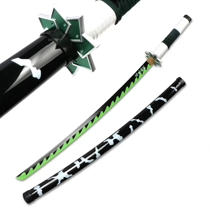 Demon Slayer Katana Role-playing Toy Sword Cosplay Weapons Props 104cm/41inch 1: 1 Restoration