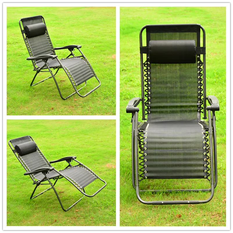 
Portable Zero Gravity Chair Folding Recliner Lounger Chair 