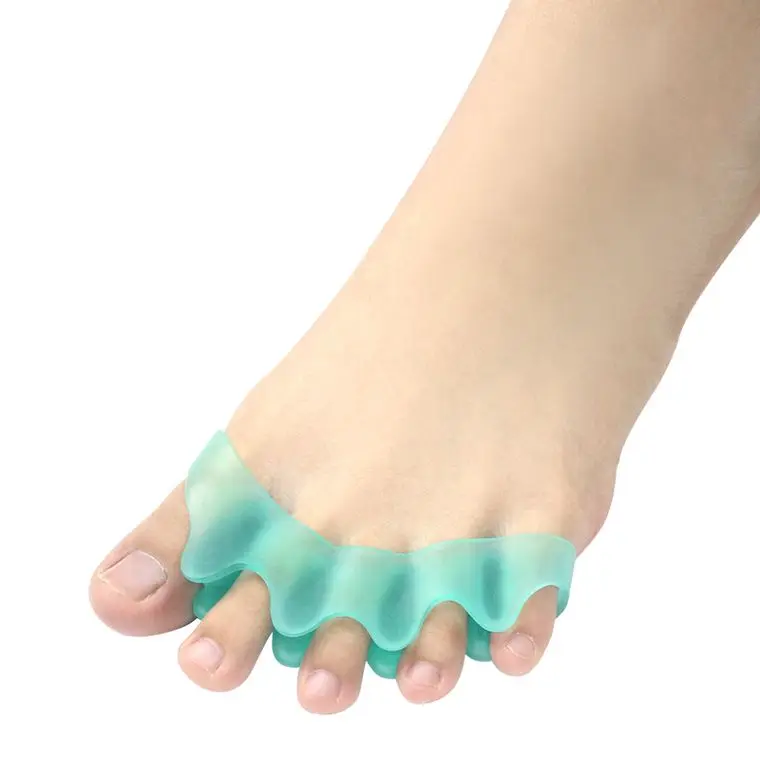 Bunion Gel Toe Separators Silicone Separator Pad Protector Individual Cap for Corns Bunions Stretcher & Straightener