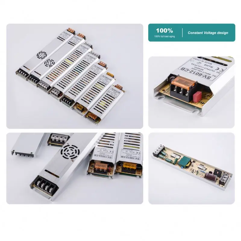 Wholesale Direct Sales CE RoHS Ultra-thin 12V/24V 120W led tv transformer With Professional Manufacturer