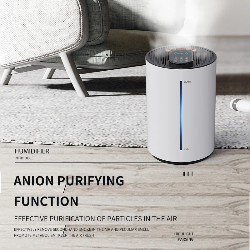 Высококачественный большой емкости диффузор эфирного масла интеллектуальный ультразвуковой увлажнитель для спальни