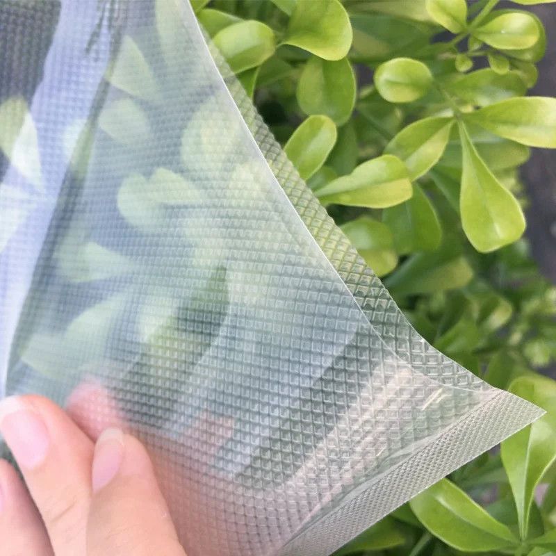 Food Grade heat seal Transparent Nylon Laminated Pe Vacuum Bag plastic food packaging bag for salmon packaging