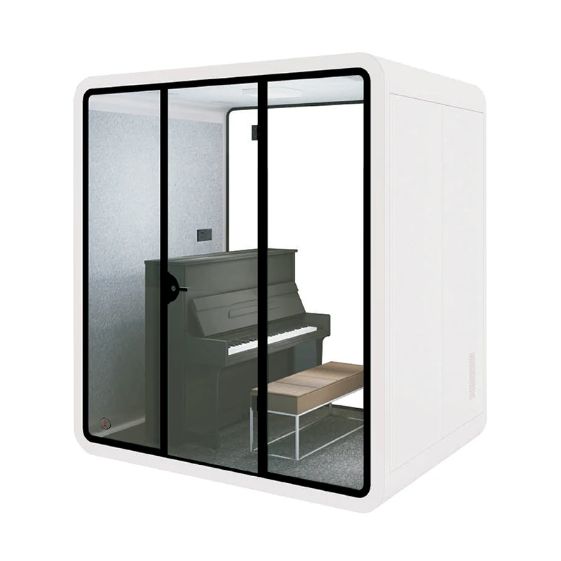 Acoustic Phone Booth Easy Assemble Acoustic Sound Pod Movable Portable Meeting Soundproof Booth