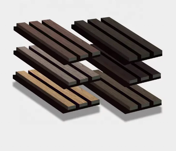 Certified Quality Melamine Faced MDF Slot Board Easy to Install and Maintain Slatwall Panel