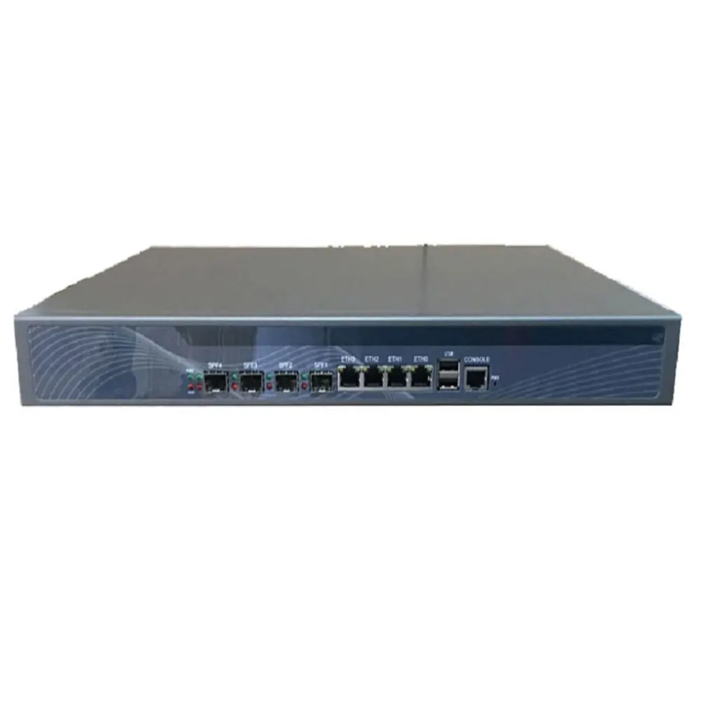 
1U Hardware Firewall Network with 4* 1000M 82574L Gigabit LAN 4* SPF Core i3 4130 3.4Ghz Mikrotik ROS Barebone 