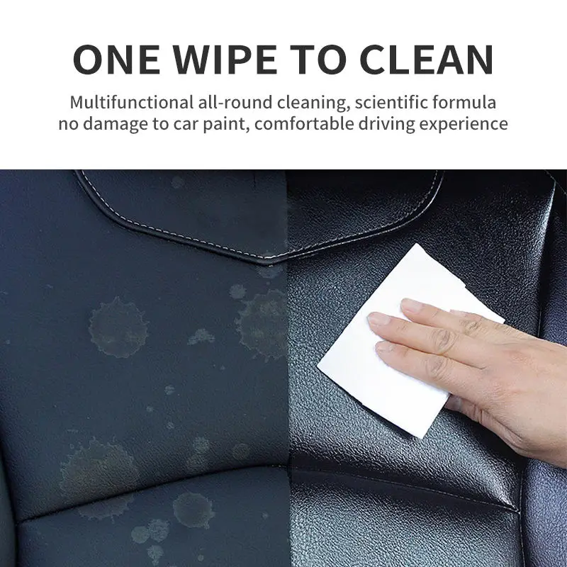 Hot Selling Multi Purpose Auto Dashboard Car Interior Cleaning Wet Wipes