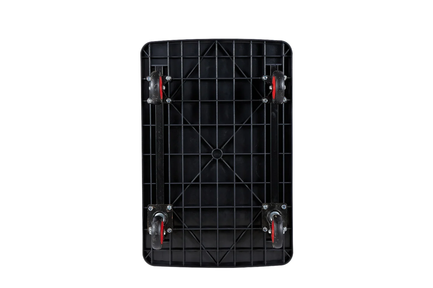 Wholesale Flat Dolly Push Cart Trolley Platform Hand Truck  Heavy Duty Four-wheel Foldable Platform Hand Trolley Cart Truck