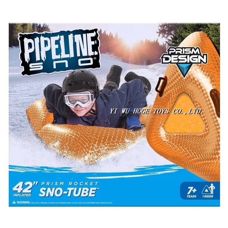 Hot sale cold-resistant PVC materials snowtube inflatable snow sledge for winter sports