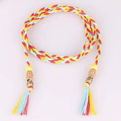 Korean style all-match dress knotted decorative belt Ladies woven belt