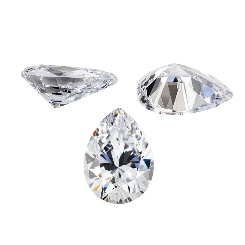 JINFEI Drop Shape Diamond Gems Accessories Make Necklaces Bracelets Jewelry Zirconia Stone