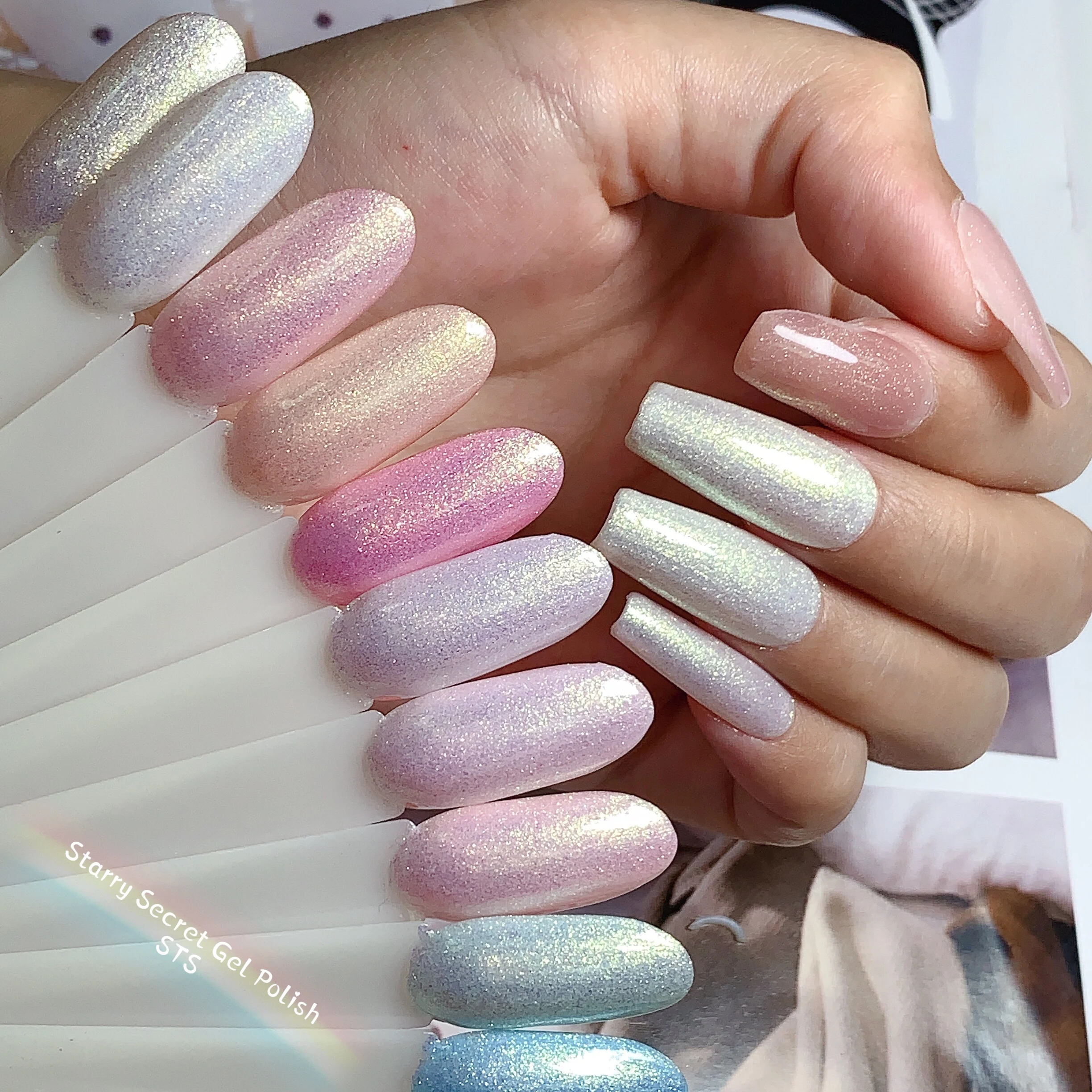 Fashion Design High Quality STARRY SECRET GEL NAIL POLISH Magical Color Long-Lasting Gel Polish for Nail Art