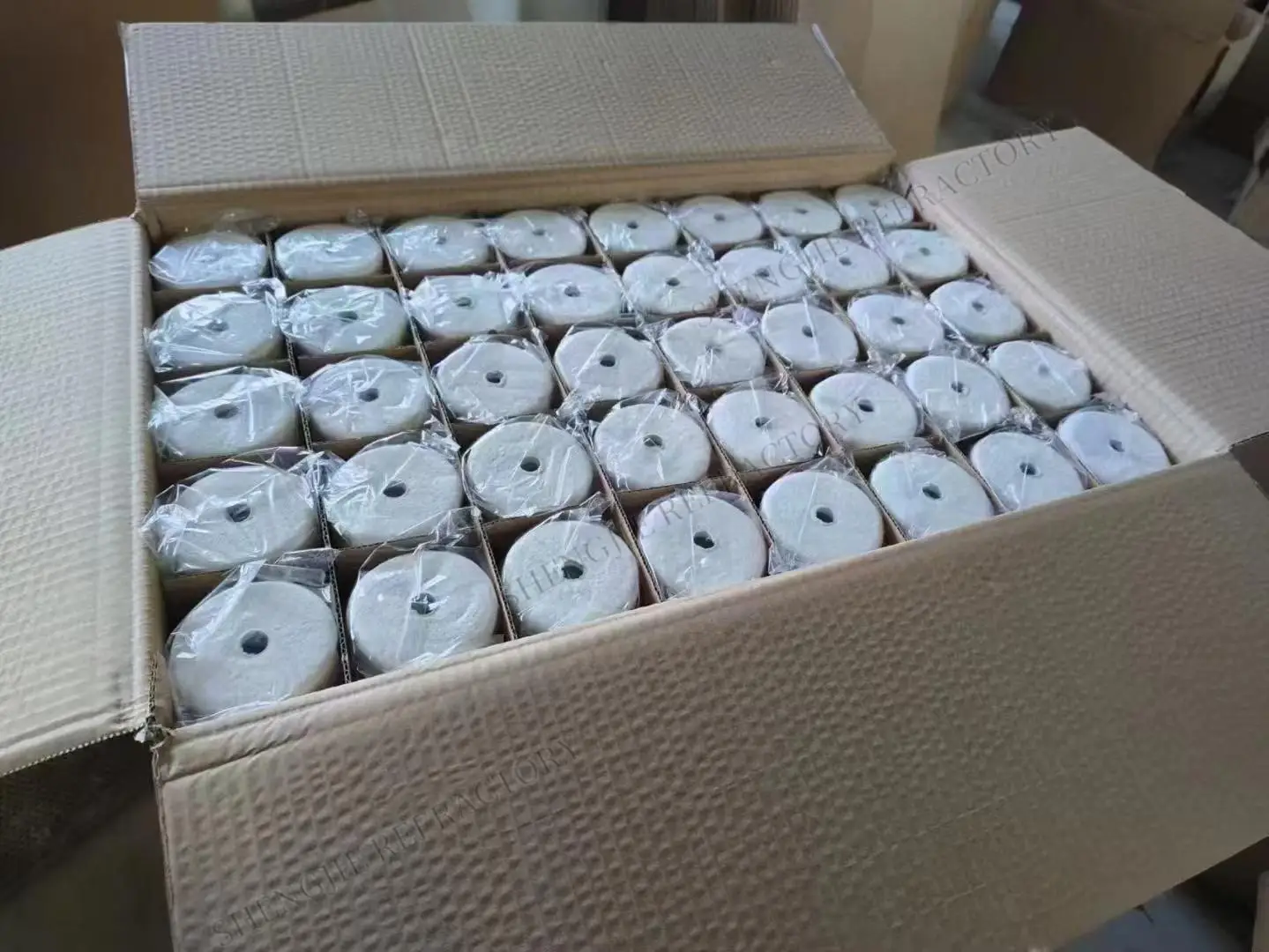 Shengjie Manufacture  ceramic fiber paper gasket high temperature insulated aluminate silicate ceramic fiber paper