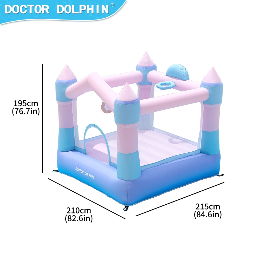 Doctor dolphin New Design Outdoor High Quality Pastell Inflatable Bounce House Jumping Castle Bouncy House For Sale