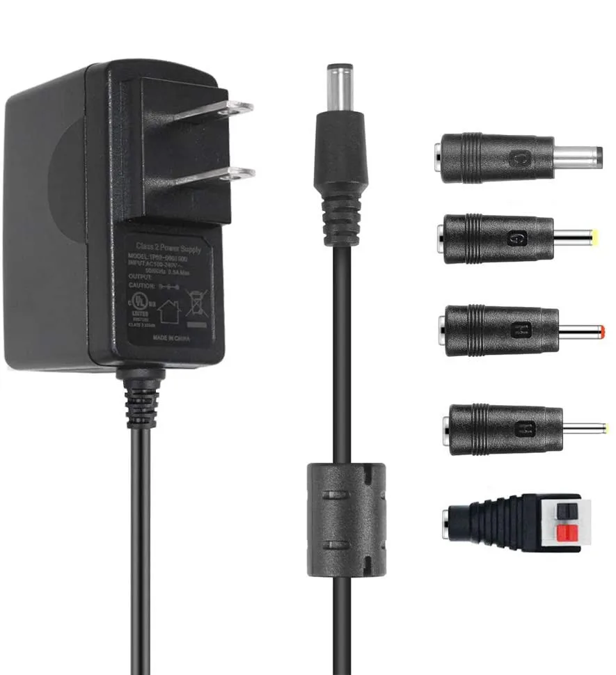 12V 1A 1000mA AC Adapter 12W AC to DC Power Supply Charger for Security CCTV Camera LED Strip Light BT Speaker GPS Webcam Router