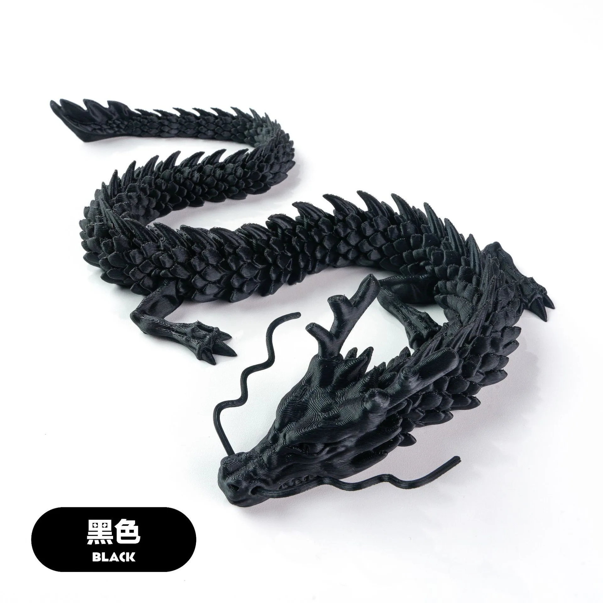 3D printed Chinese dragon landscape decoration crafts joints can be moved creative hand decoration children Gift toy