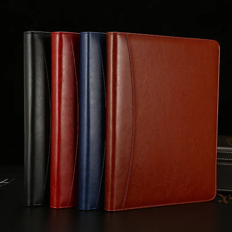 Multifunctional corporate folder, PU portable folder