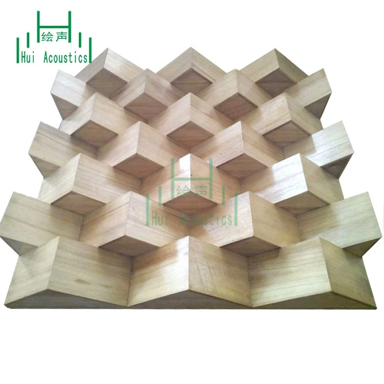 3D Acoustic Wall Panel Sound Diffuser Reflector Diffuser Acoustic Sound Reflector