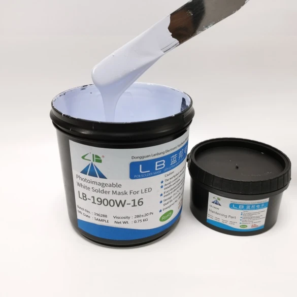 
Screen Mesh Printing LPi Photosensitive White Solder Mask Ink PCB 