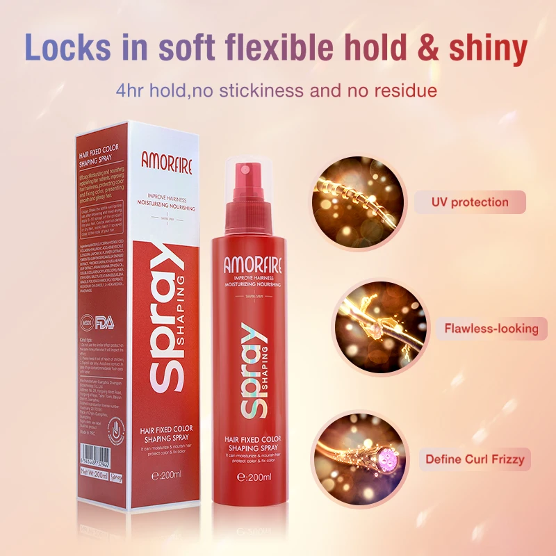 Hot Sale Big Stock Offer Free Sample Hair Color Styling Renew Spray For Curly Hair