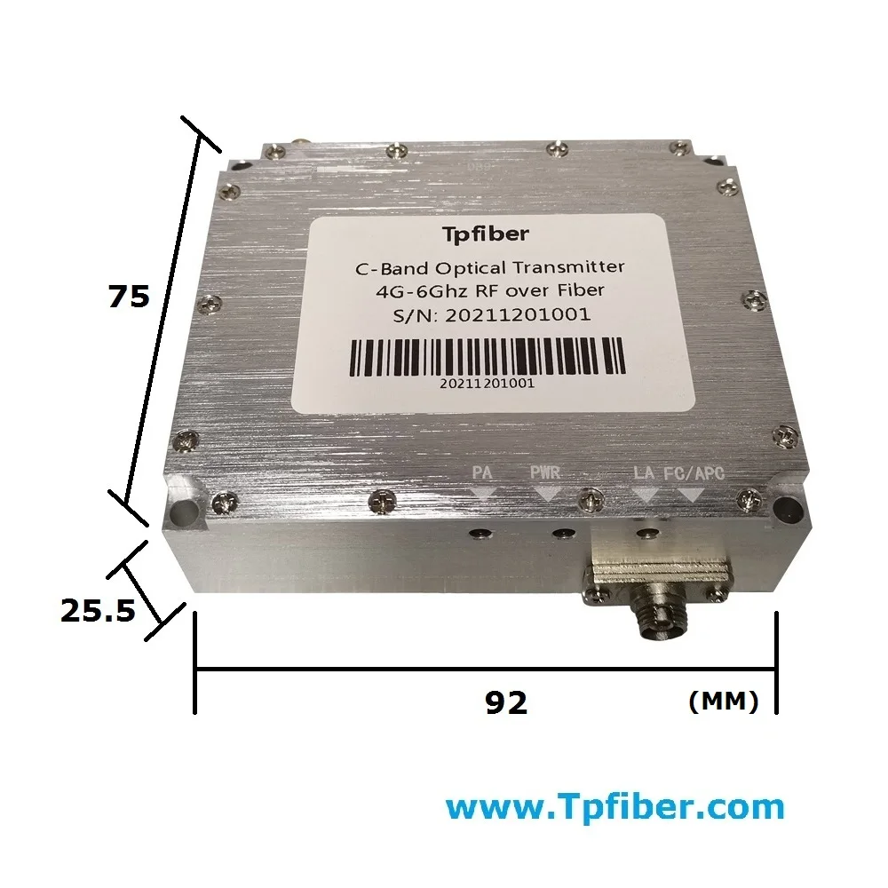 Hot Sales TPSA-4F460 4000Mhz - 6000Mhz Satellite Optical Fiber Transmitter and Receiver