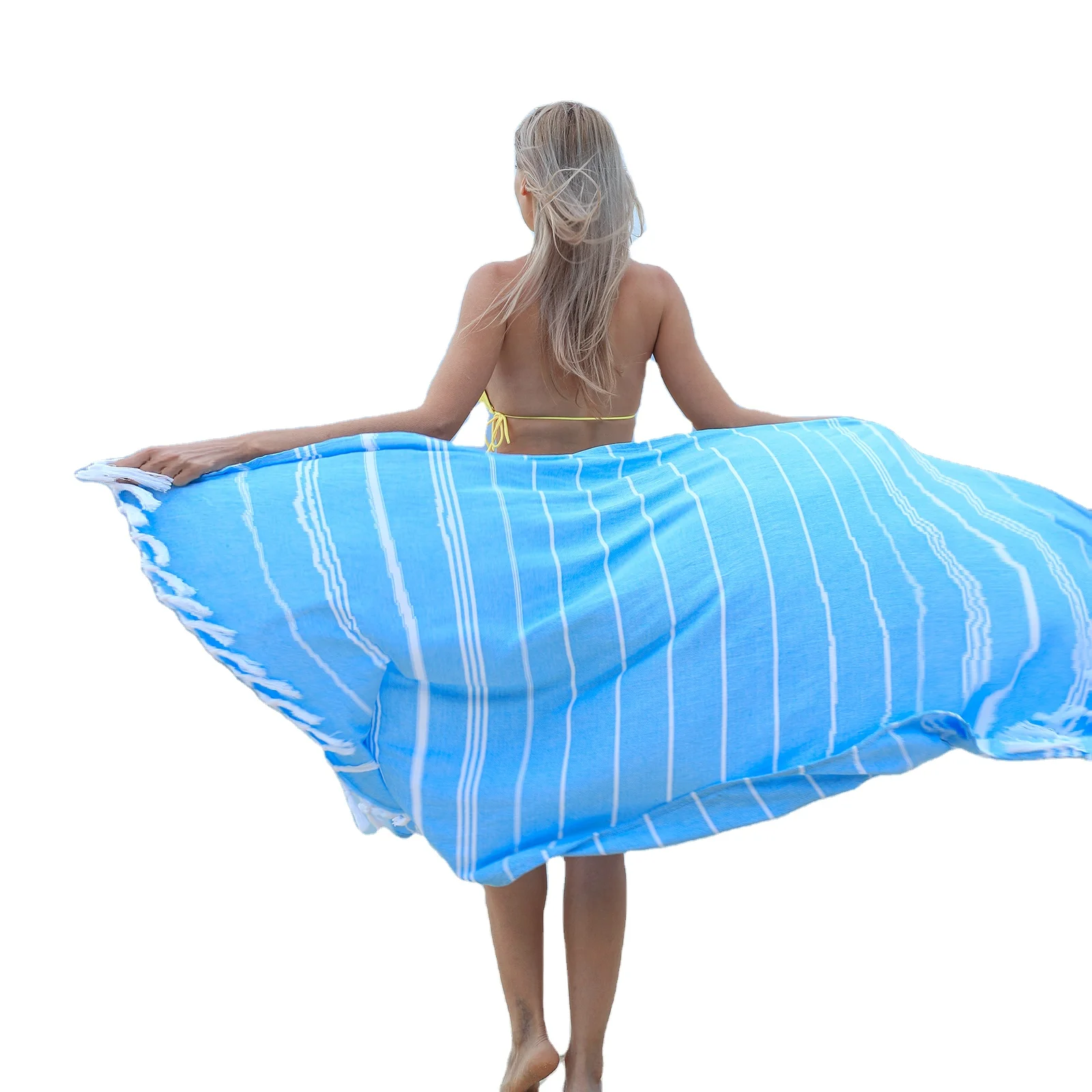 BLX Atmospheric, Good Water Absorption Breathable Comfortable Picnic Hand Bath Dish Towel for Beach Gift Wholesale 100% Cotton