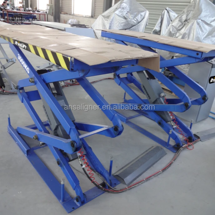 3 ton scissor car lift mechanical workshop tools
