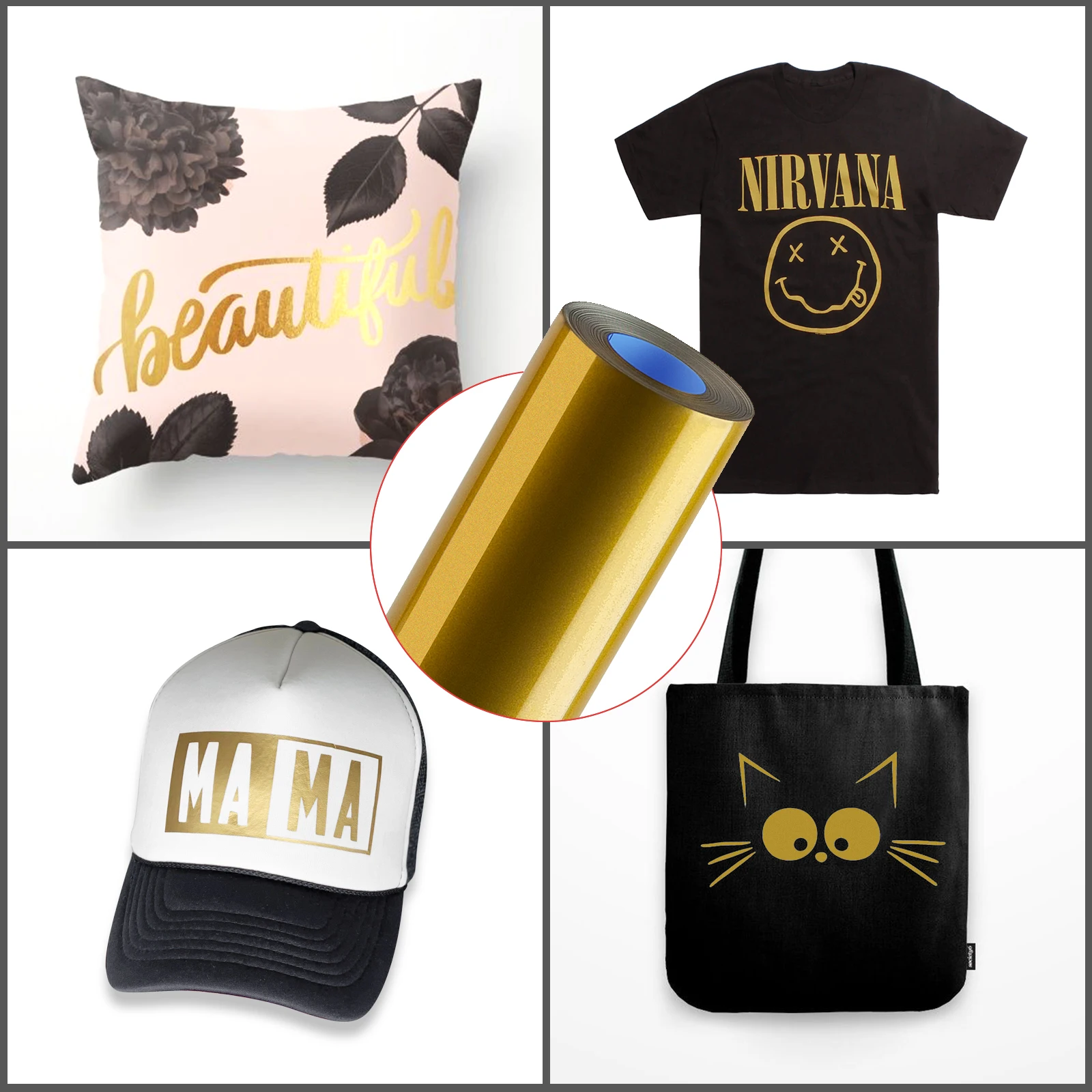 Nicapa железо на винил HTV пленка для переноса изображения теплопроводная поливинилхлоридная постельное белье набор «сделай сам» для тепла винил дизайн легко режется и сорняков