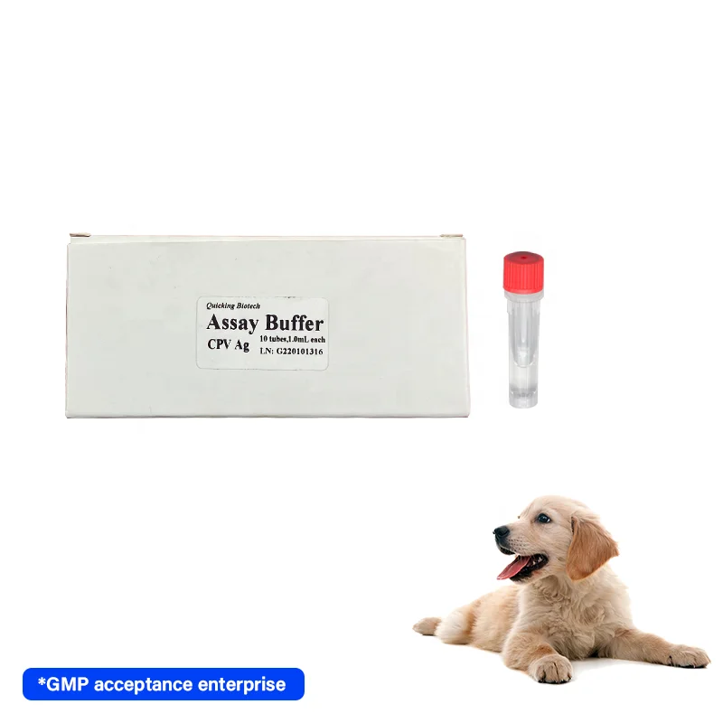 Veterinary Diagnosis Dogs Canine Canis Rapid Test for Distemper Parvovirus Ehrlichia / Vet test Kit (card Reagent )
