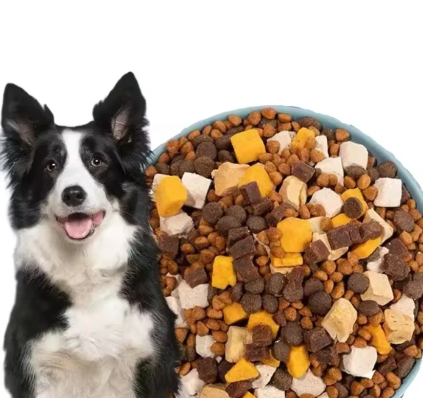 Оптовая продажа от производителя корм для домашних животных с высоким содержанием белка натуральный сухой собак Премиум-класса пикантной курицей и рыбой