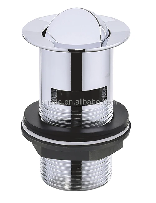 NDUK006 Chrome Finish UK Design Rotating Basin Drain sink waste drainer brass  kitchen Strainer sink drain