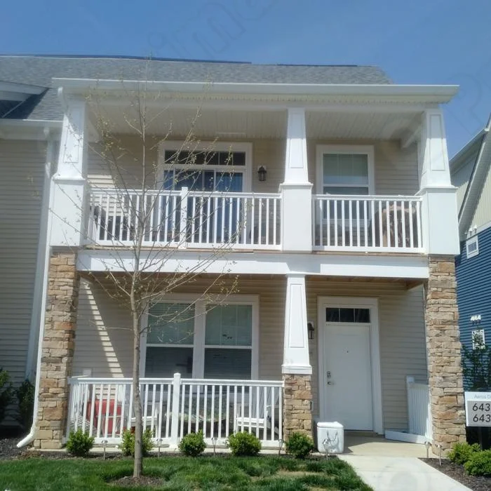 Prima  Fence PVC  Indoor Outdoor Decorative Balcony Grill Design Gate WPC Fence Railing