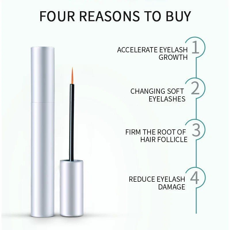 Оптовая продажа индивидуальная Органическая 100% для роста ресниц