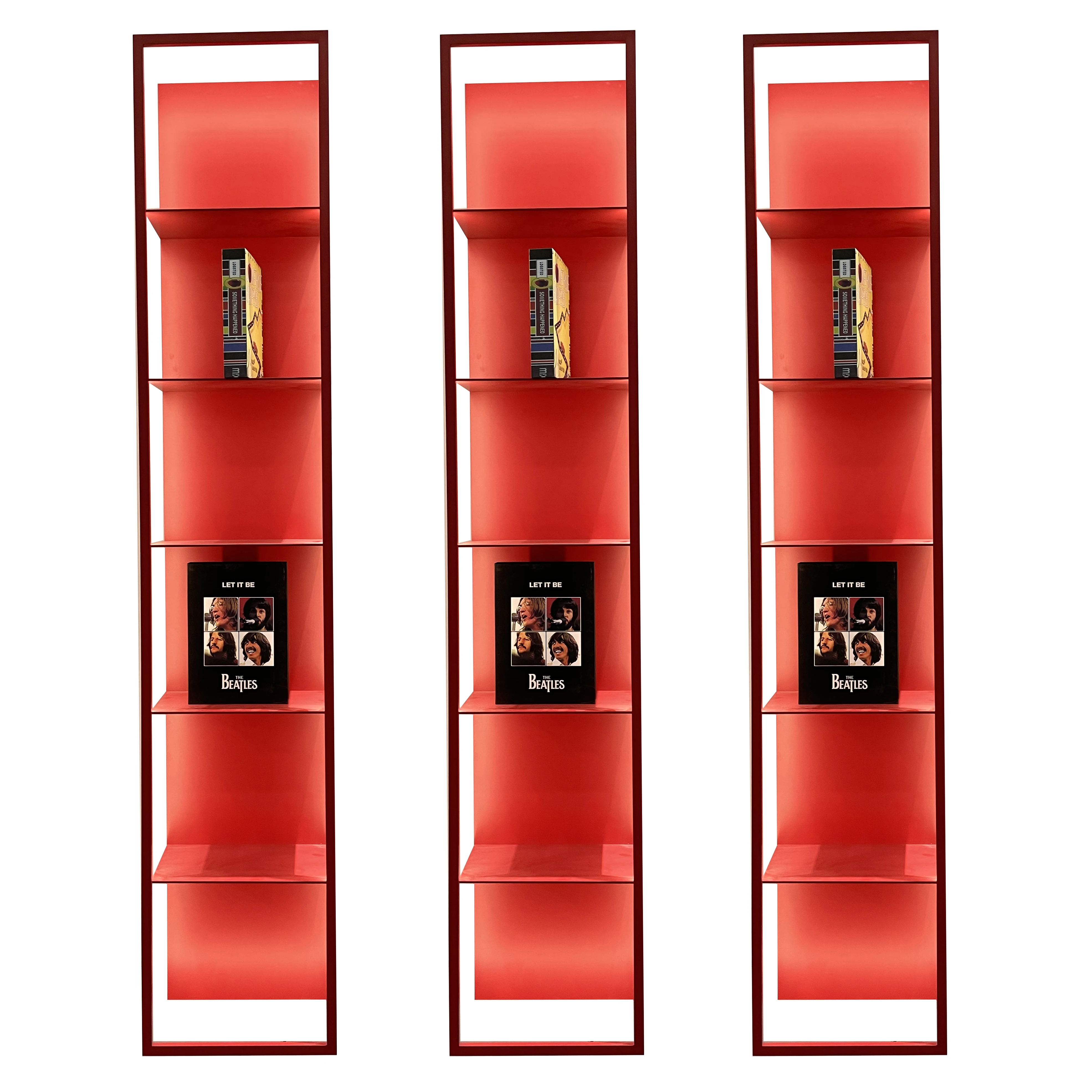 Светодиодная книжная полка/настенная полка для шкафа красного вина со светодиодной подсветкой настенный декоративный интерьер