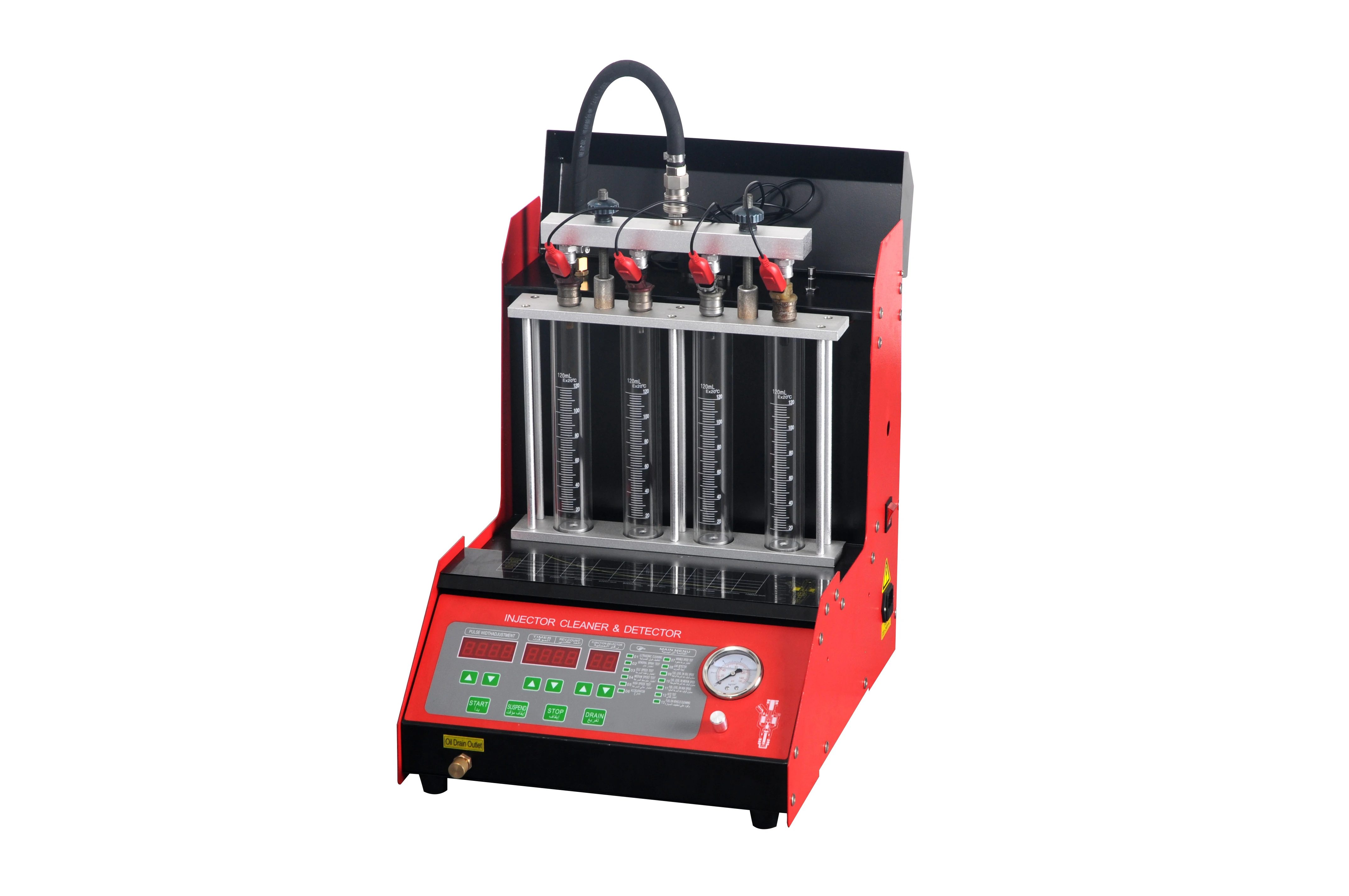 Gas injector analyzer and cleaning machine HO-4H