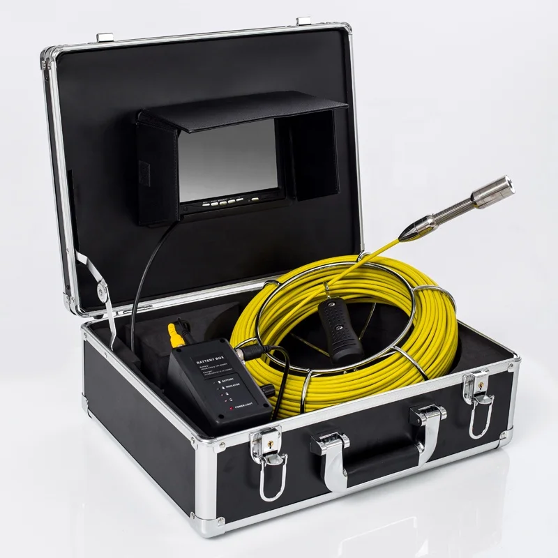 Hot Sale 9 Inch Screen Endoscope Inspection Camera 1080P HD Waterproof Borescope With 20M Fiberglass Cable