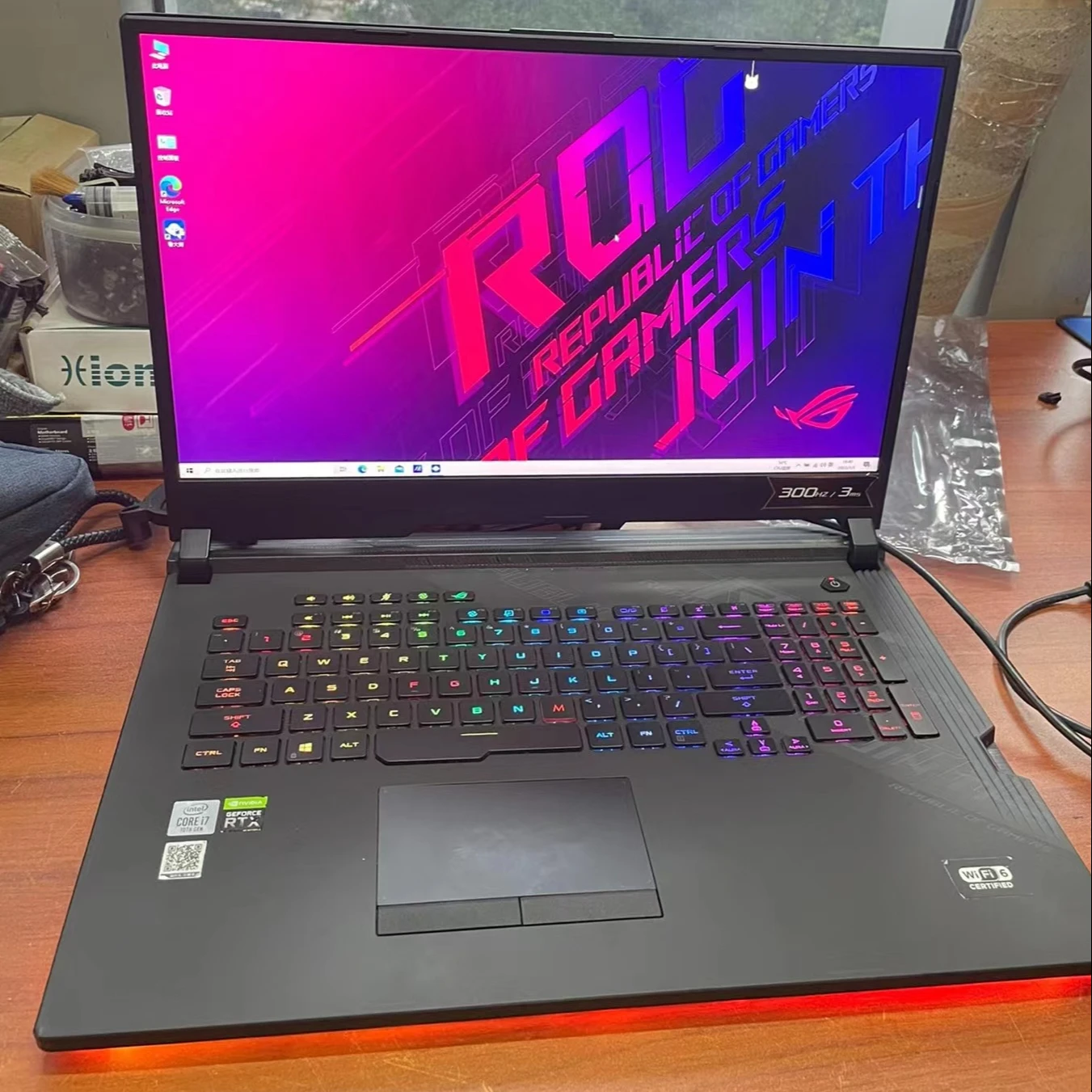Original For Asus  ROG strix scar 4 plus i7-10875H 16GB 512GB RTX 2070s(8GB) Gaming Laptop 17.3inch(300Hz)  Display