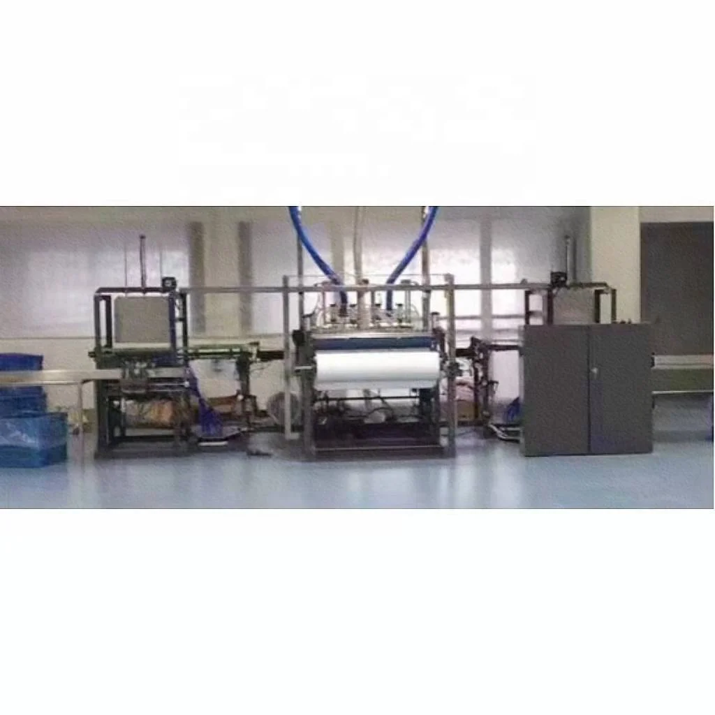Real factory Disposable medical surgical gauze triangle bandage making machine