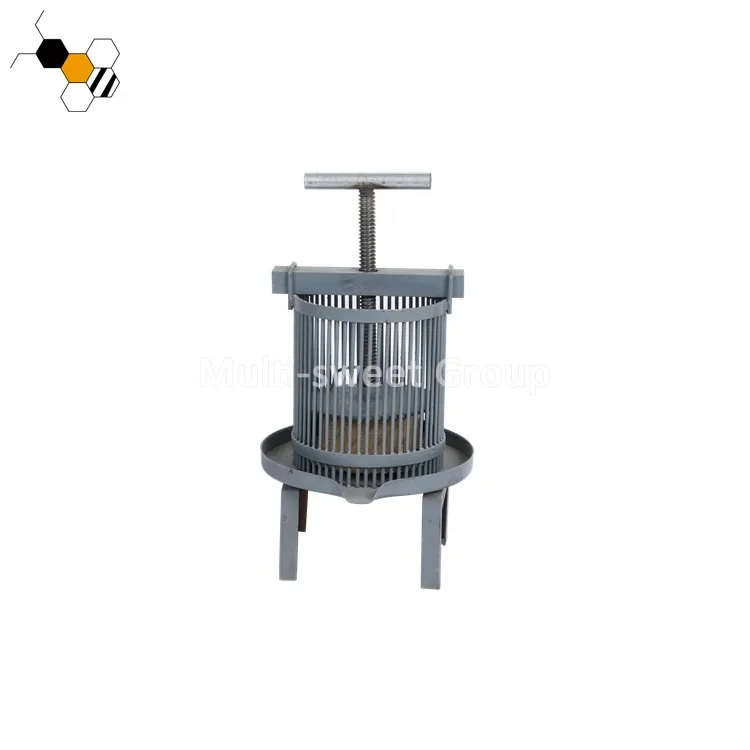 Galvanized Manual Honey Bee Wax Press Machine For Beekeeping