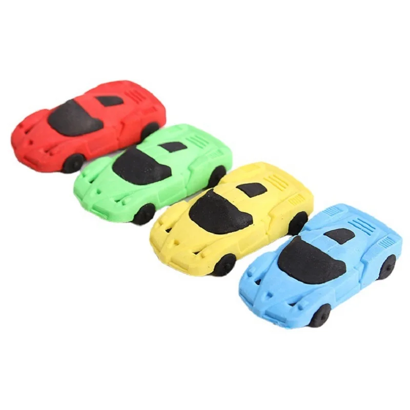 Back to School Cheap Promotional Gifts Mini Car Removable 3D Eraser for Kids Wholesale