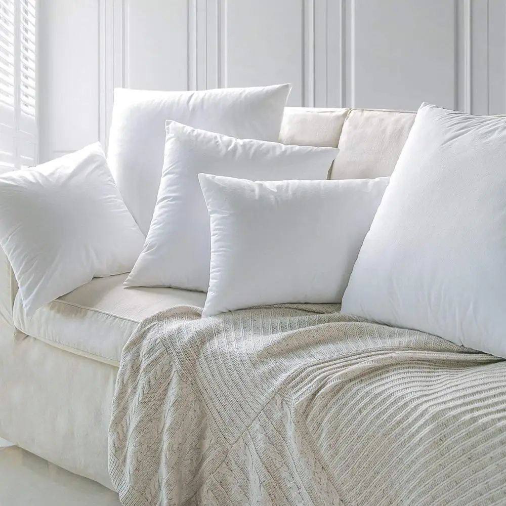 
Cheap Throw Pillow Inserts Hypoallergenic Square Form Sham Stuffer 18 x 18 inches 
