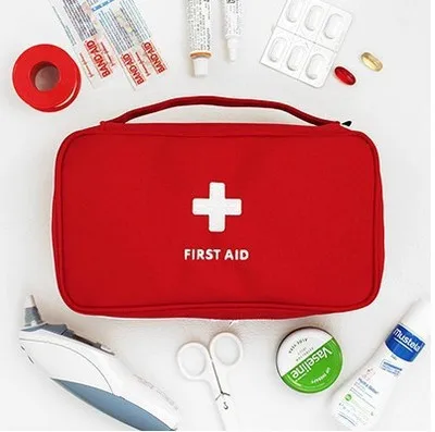 First Aid Kit Bag Empty For Home Outdoor Travel Camping Hiking,Mini Empty Medical Storage Bag Portable Pouch