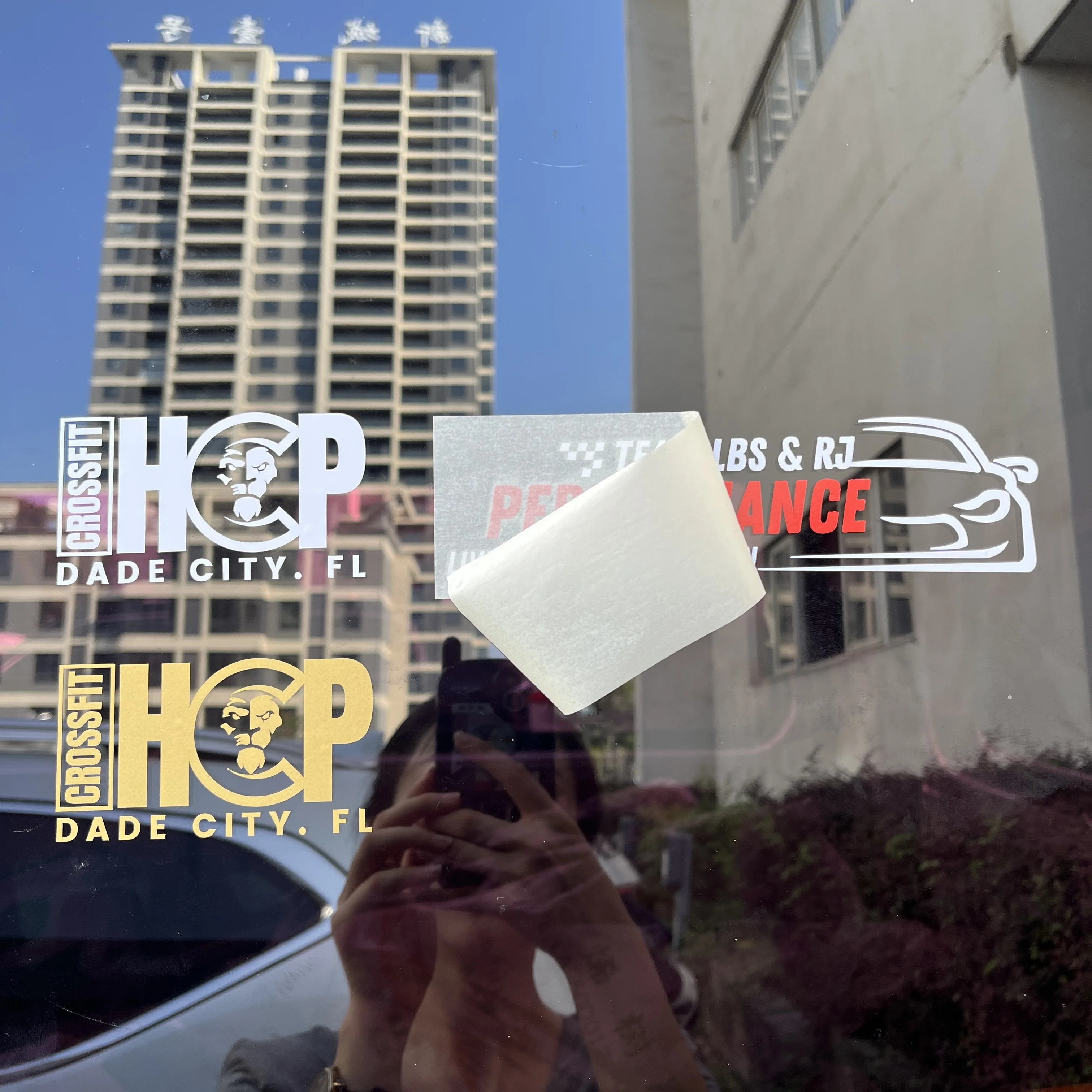Custom UV Resistant Weatherproof Die Cut Letter Transfer Windshield Vinyl Stickers Car Window Bumper Decal Long-lasting Stickers