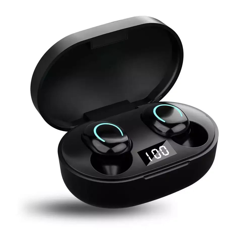 X12 Newest V5.2 TWS Ture BT Wireless Earphones Headset with Mic LED Power Display Indicator TWS Earbuds
