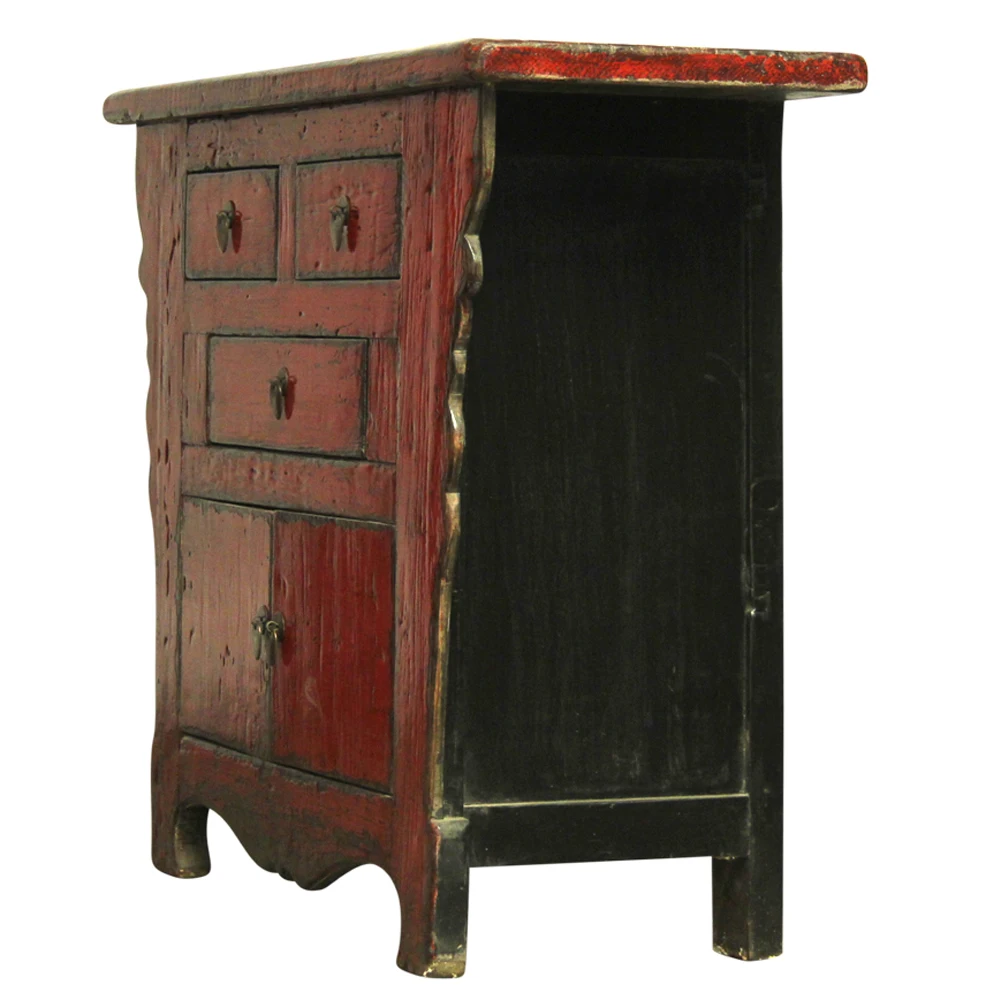 
chinese antique furniture wedding wardrobe East Art storage cabinet old furniture bar cabinet solid wooden painted sideboard 