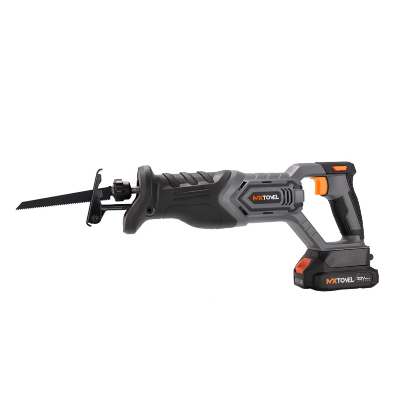 20V 2.0Ah Electric Battery 20mm Stroke Length Cutting Wood Steel Cordless Reciprocating Saw