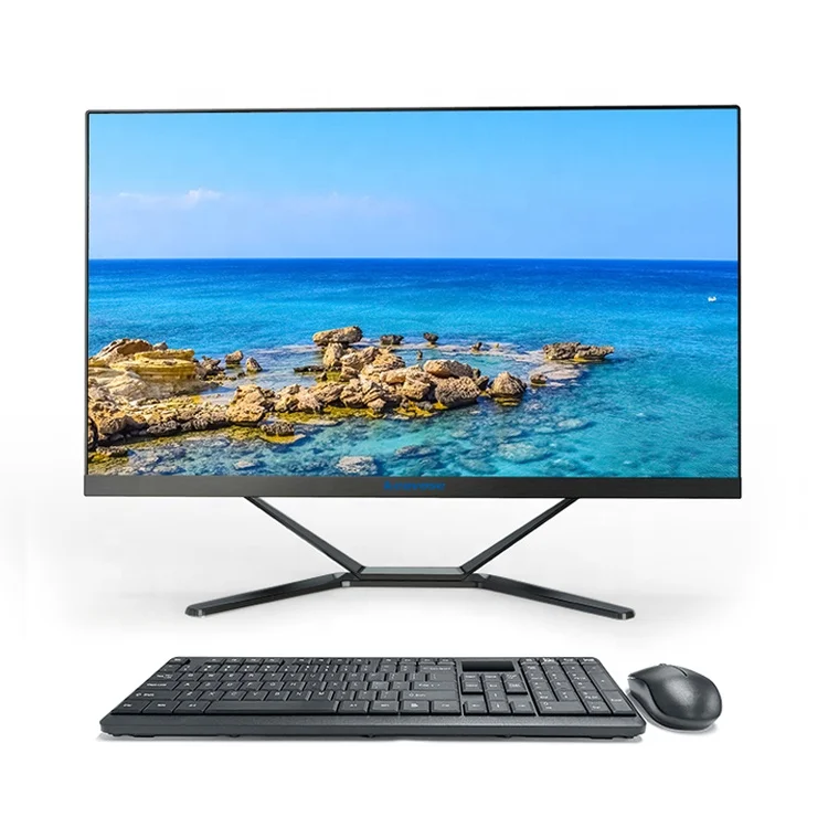 Business AIO Laptops Core I3 I5 I7 Monoblock Computer Office Gaming Desktops Barebone All In One PC 21.5 inch