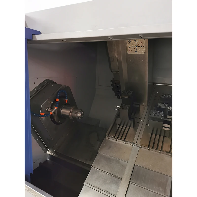 JINN FA YL-42E Ranking The First In The World Shaft End Mill Drill Combo Metal Cutting General Machine Tool Slant Bed CNC lathe