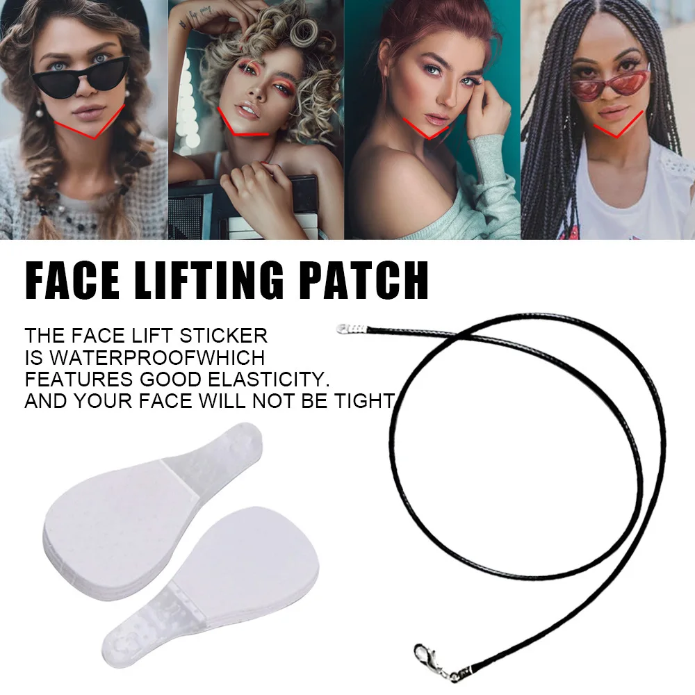 Face lift patch V-shaped face lift tape Plastic sticker corrects tight face lift tape