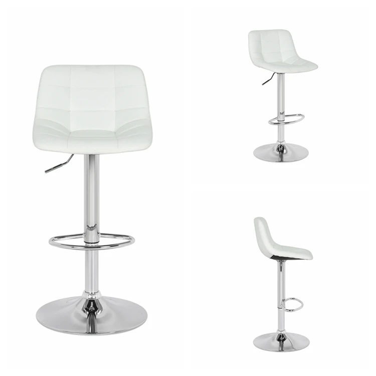 
 Популярный белый индивидуальный роскошный коммерческий барный стул, современный поворотный высокий барный стул  